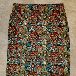 Lularoe Paisley Cassie Skirt